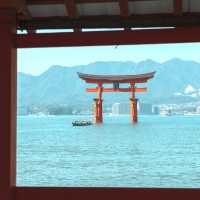 【広島】海上の鳥居を眺めながら！厳島神社