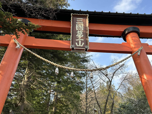 【💮新倉淺間神社💮】日本🇯🇵宣傳照的原模型：富士山🗻、櫻花🌸、五重塔🏯，一張盡收眼簾下。