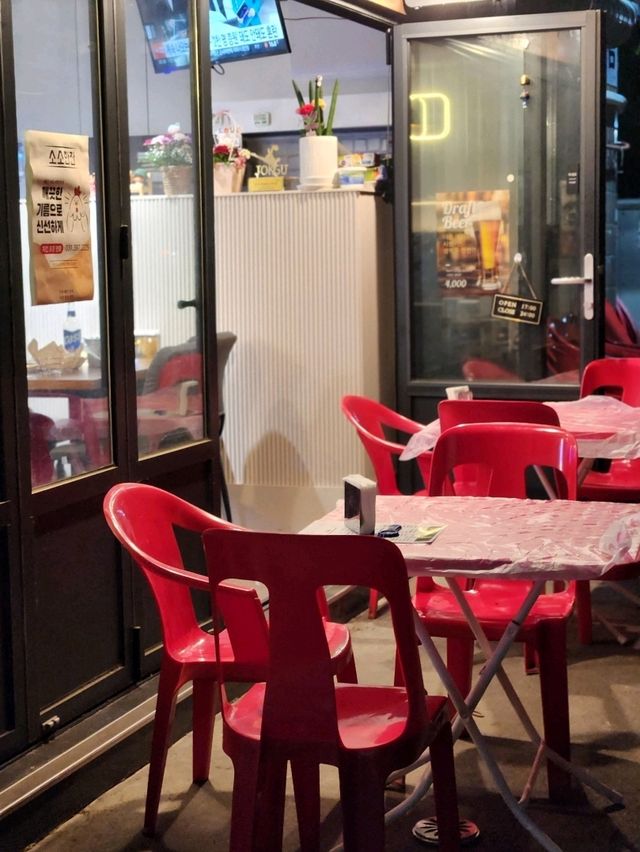 🤍노상의 계절을 즐기기좋은 군포호프집, "소소한잔"🤍