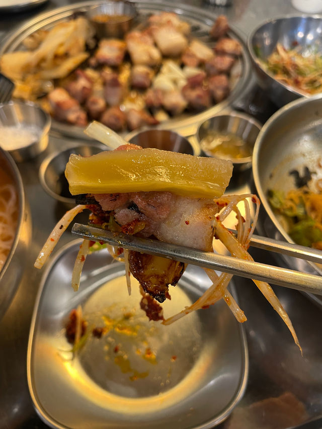 🥓노포 감성! 삼겹&목살 열무국수 비빔면 존맛인 곳💖