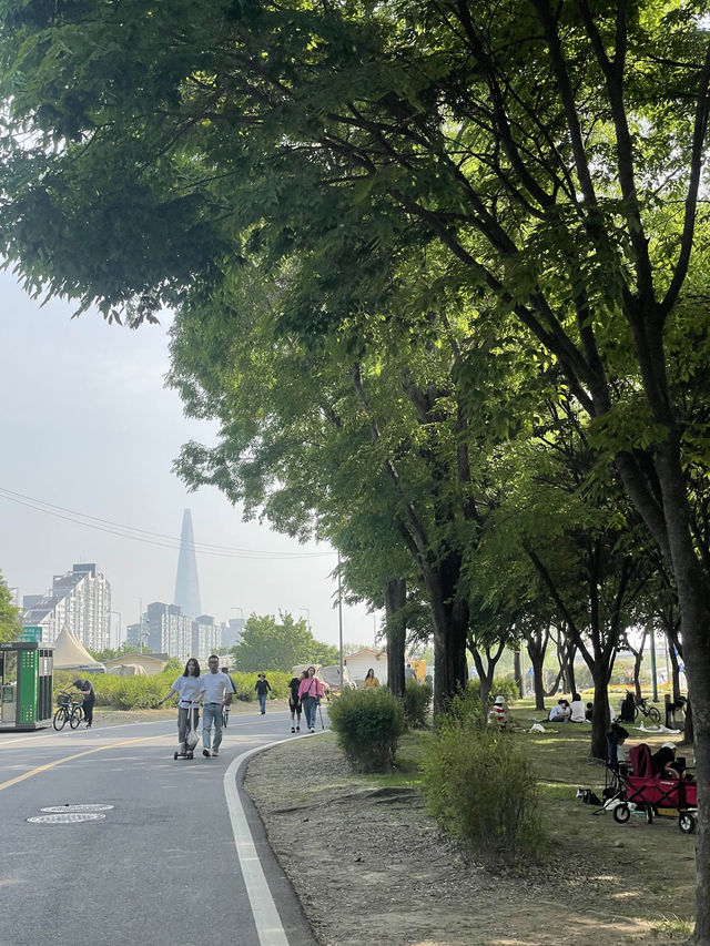 한적한 한강공원 추천! 광나루 한강공원💙