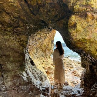 夏天就是要看海啊 西海岸Hot photo spot 波濤里海蝕洞