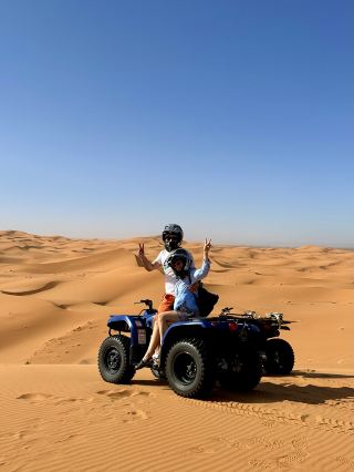🏜️ Experience the Thrill of Quad Biking in the Merzouga Desert 🏍️