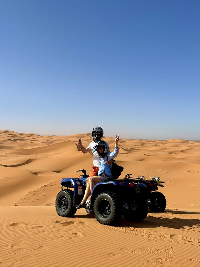 🏜️ Experience the Thrill of Quad Biking in the Merzouga Desert 🏍️