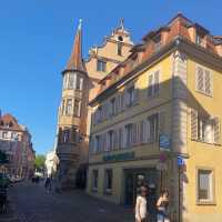 Colourful Canvas: Rue de la Poissonnerie's Vibrant Charm