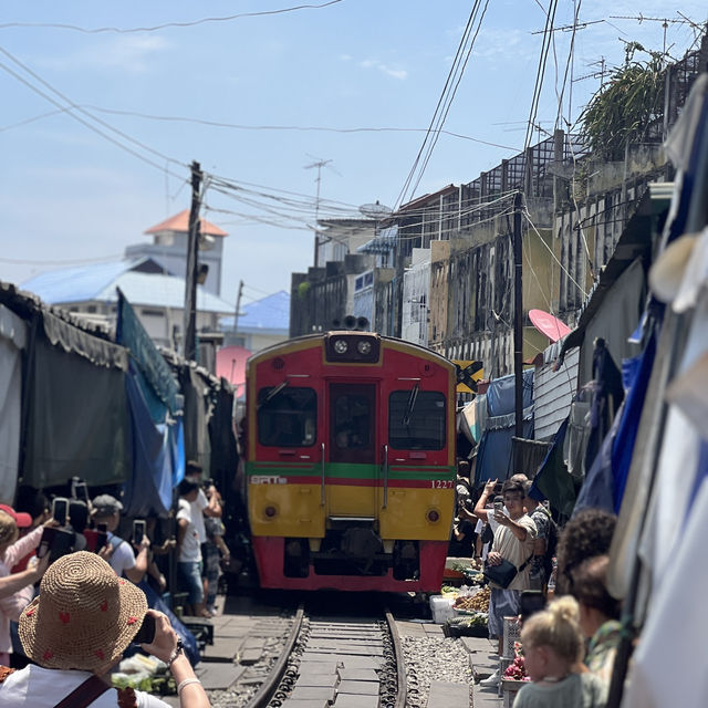 A day at maeklong railway market