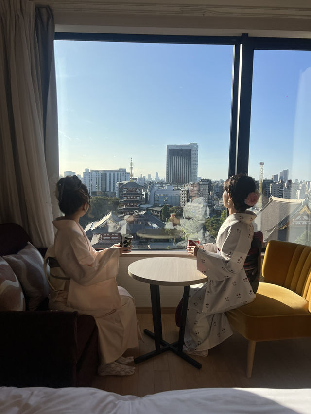 浅草の街並みを丸ごと一望できるホテル🏨
