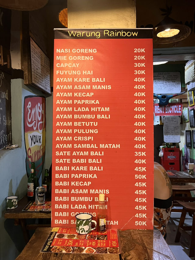 【インドネシア バリ島】大人気のインドネシア料理屋さん🇮🇩