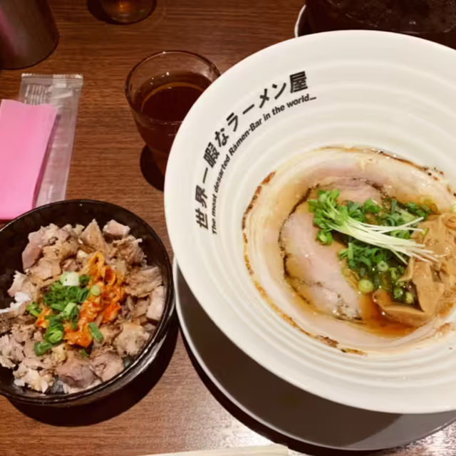【大阪】グルメ　世界一暇なラーメン屋