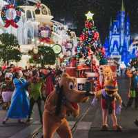 The Disney World Christmas Parade, Florida 