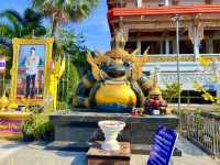 สักการะท้าวเวสสุวรรณที่วัดราษฎร์ศรัทธา(ท้ายดอน)