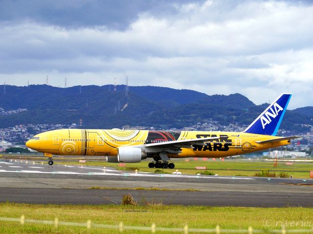 【大阪】頭上をすり抜ける迫力満点の飛行機！「千里川土手」