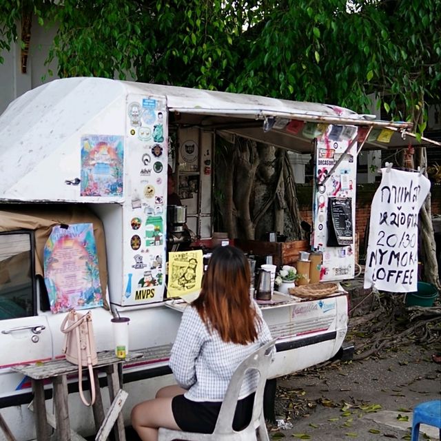 泰國清邁_กาแฟหม้อต้มของฉัน My moka coffee_樹下胖卡咖啡車