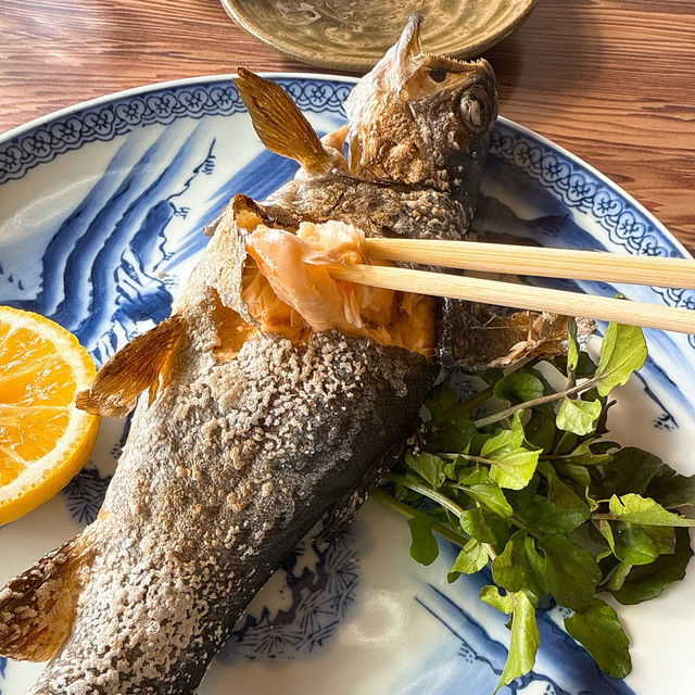 【竹田】新鮮ピチピチ✨釣った魚をその場で食べられる川魚釣り堀🐟