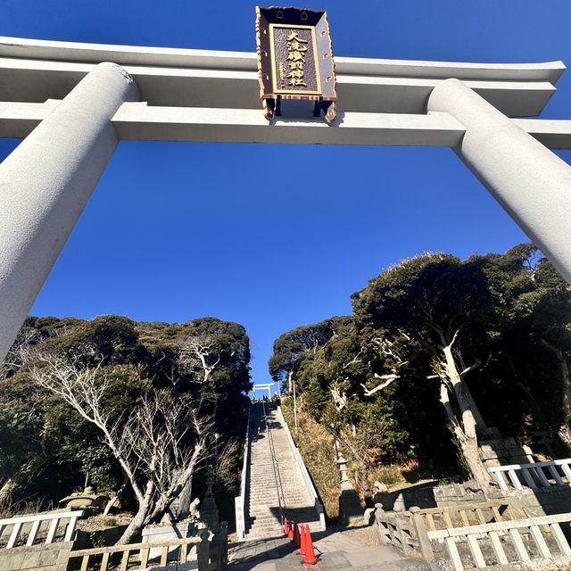 이바라키 오아라이역과 이소사키신사