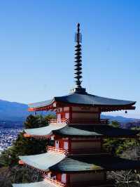 【山梨 冬の日帰り旅】富士山と五重塔の絶景 人気のスポット！
