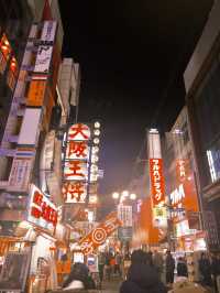 日本🇯🇵 大阪｜難波心齋橋街道🌟 標誌性的戎橋和霓虹燈