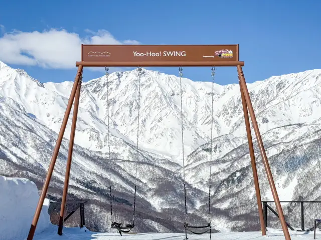 長野縣｜白馬岩岳滑雪場❄️雪山上的鞦韆！不滑雪也好好玩