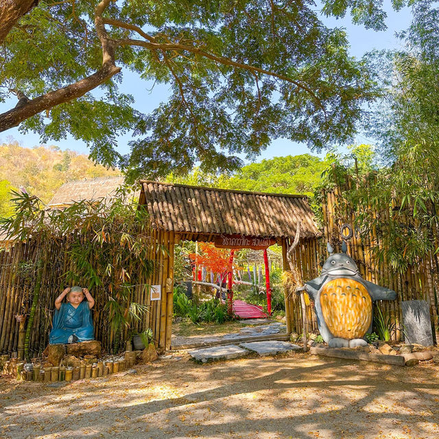คาเฟ่ญี่ปุ่น 🇯🇵มีออนเซ็น ชิราคาวาโกะ สวนผึ้ง
