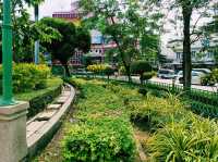 泰國曼谷市中心湄南河畔唐人街著名環島噴泉⛲公園景點：22 July Roundabout，適合打卡拍照📸親子遊