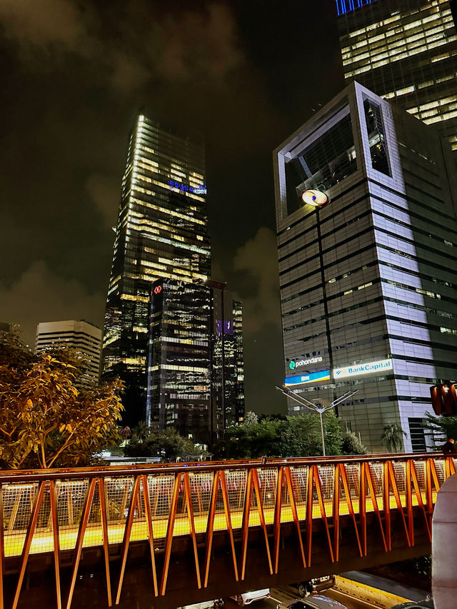 Jakarta’s Night Glow at JPO Karet