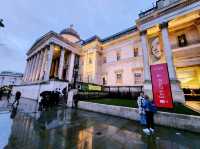🌧️ 雨中漫步特拉法加廣場（Trafalgar Square）——倫敦的藝術與歷史交匯點