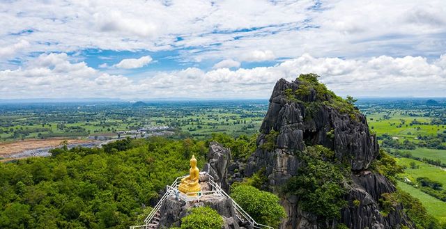 🌳🌈😃ถ้ำผาเจาะหนองบัวลําภู Unseen ถ้ำสวย