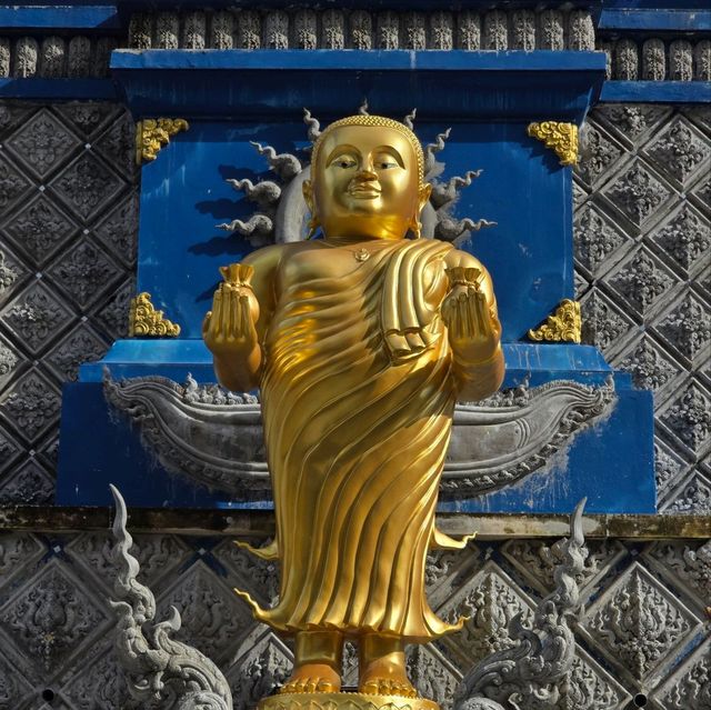  วัดร่องเสือเต้น Blue Temple
