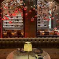 Cocktail under the warm light