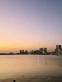 Lovely sunset stroll in Shenzhen’s Qianhai
