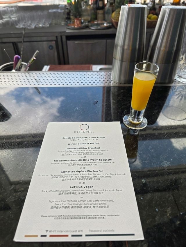 【香港機場快靚正美食攻略】📍Interval - 趕飛機必Mark!