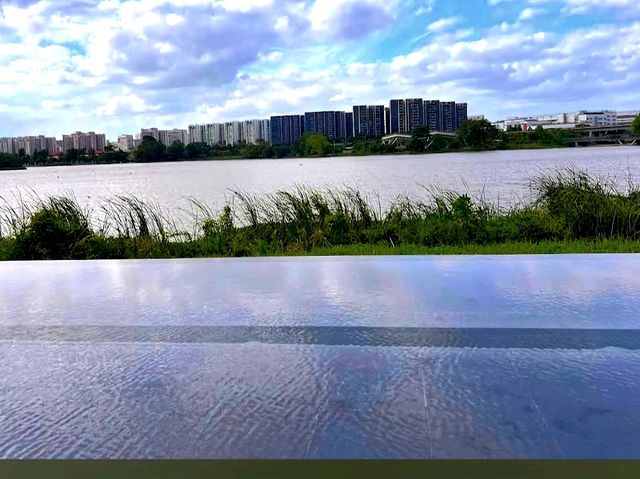 Calm and Serenity in Water wall court