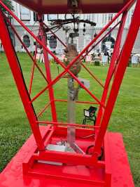 Quirky art installations at Empress Lawn