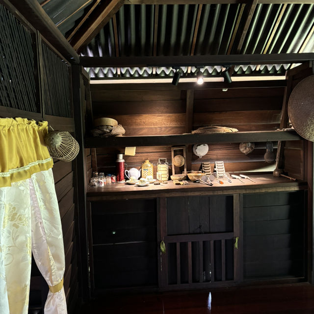 An authentic malay traditional house - it’s almost 100 years old!