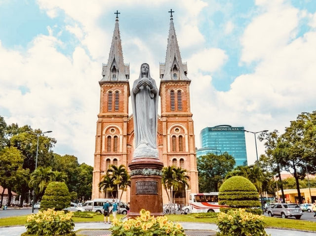 ⛪✨ *Notre-Dame Cathedral of Saigon: A Parisian Dream in Vietnam* 🇻🇳❤️