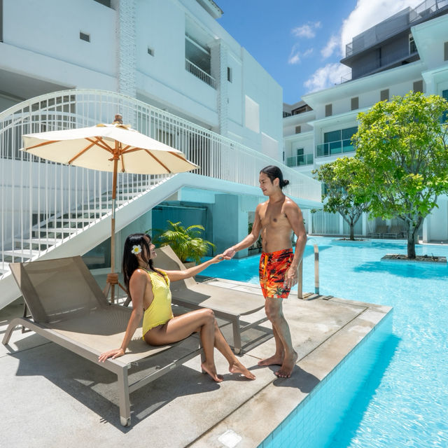 ที่พักพัทยาล้อมรอบด้วยสระว่ายน้ำสุดมินิมอล 🏝️