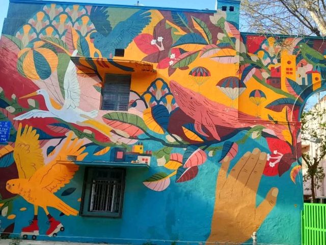 🎨 Colors of Change: The Streets of Lodhi Art District 🧱✨