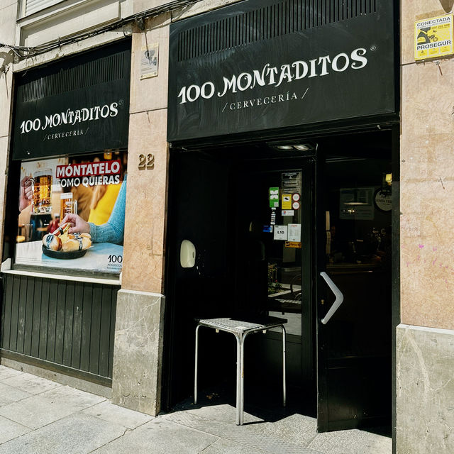 コスパ良し！ミニサンドイッチとビール🍻【Cervecería 100 Montaditos】