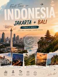 🇮🇩 FIRST TIME IN INDONESIA - JAKARTA + BALI6 DAYS 5 NIGHTS