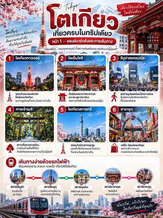 東京旅遊全攻略!一轉玩盡所有熱門景點!