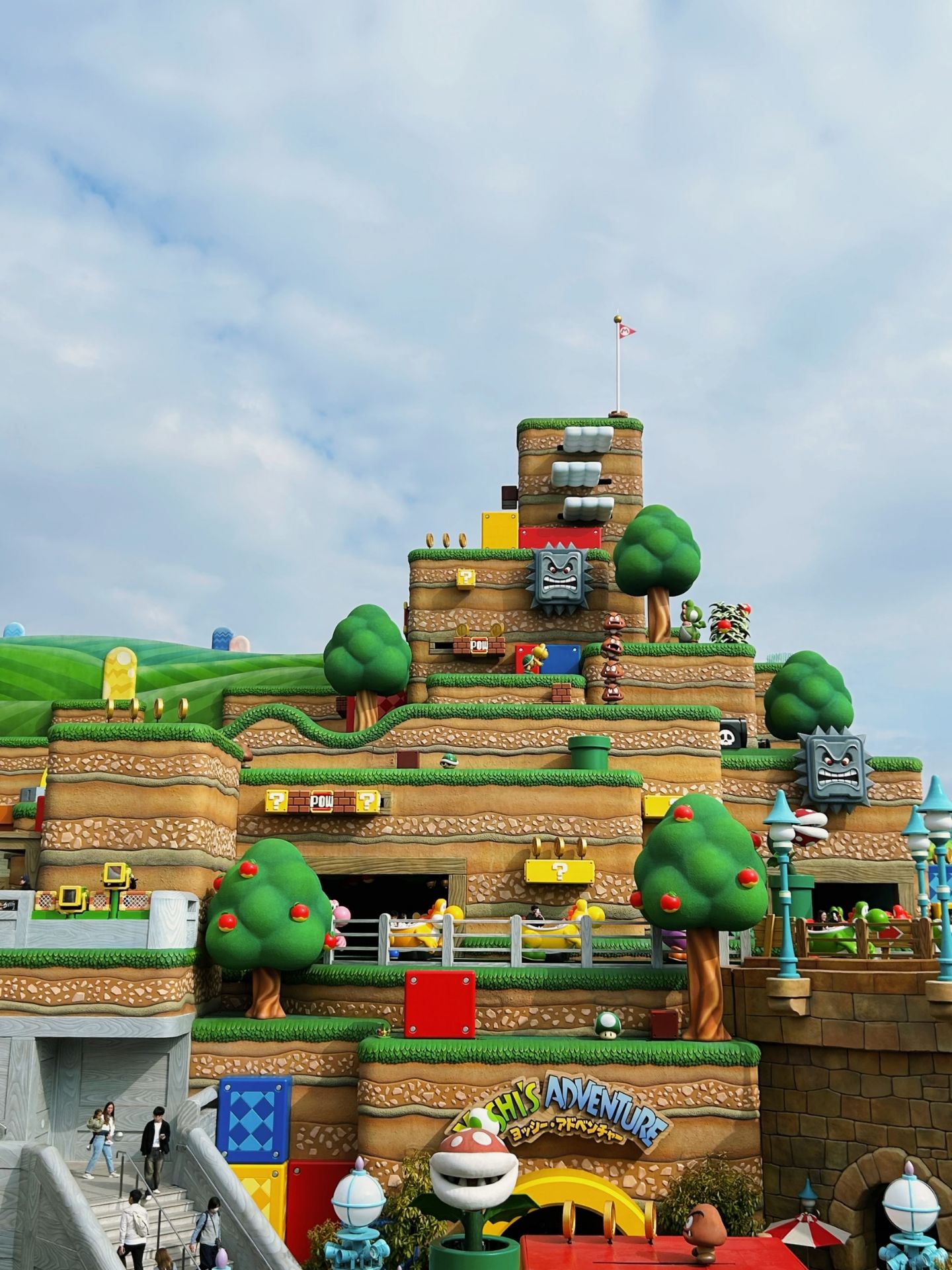 Exploring the Iconic Green Pipe: Super Nintendo World, Exclusively at Universal Studios Japan.