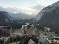 The iconic view Fairmont Banff Springs Hotel