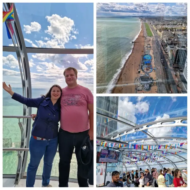 Sky-High Delights: 🌆✨ Discovering Brighton i360's Breathtaking Views! 🏞️🎡