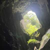 Cathedral caves the Lake District 