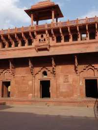 Agra Fort: A Historic View of the Taj Mahal