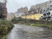 Dean Village. A quaint old mill town within walking distance of Edinburgh