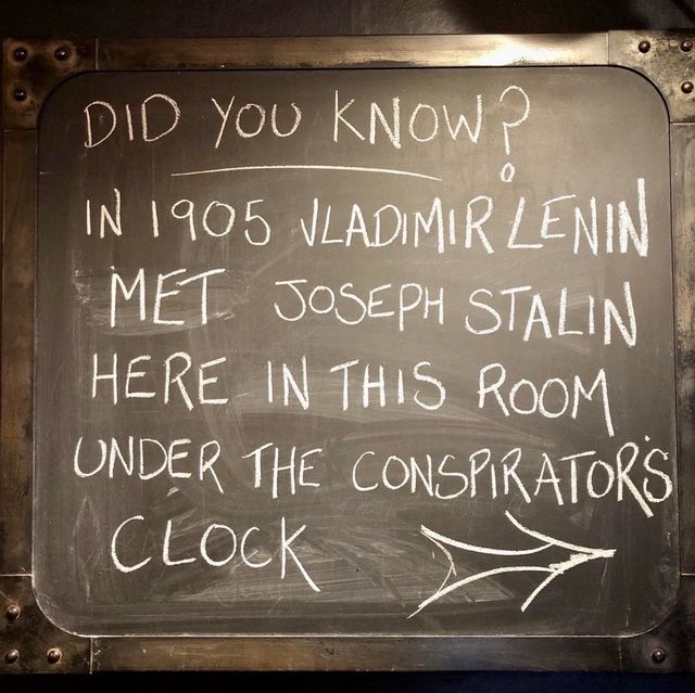 The pub where Lenin met Stalin - London
