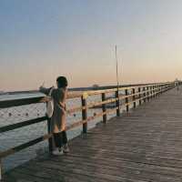 เที่ยวทะเลหน้าหนาว ชายหาดจินชาน เซี่ยงไฮ้