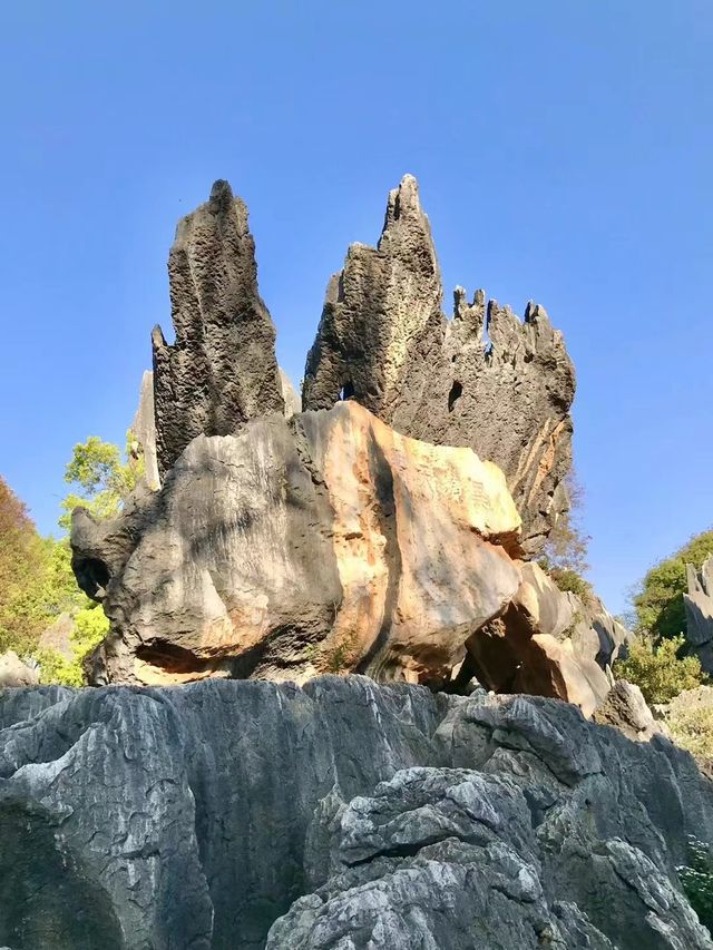 遊昆明石林風景區有感