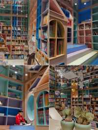 看書拍照適合親子 我們終於來到了“哈利波特的魔法圖書館”